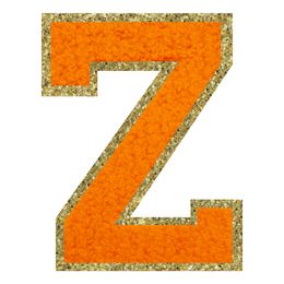 Bildspel - Tygmärke Bokstav Orange