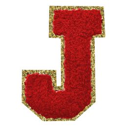 Lysbildefremvisning - Stofmærke Bogstav Rød