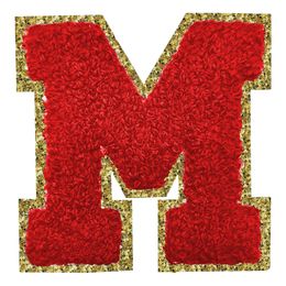 Lysbildefremvisning - Stofmærke Bogstav Rød