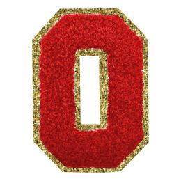 Lysbildefremvisning - Stofmærke Bogstav Rød