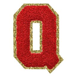 Lysbildefremvisning - Stofmærke Bogstav Rød