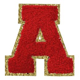 Lysbildefremvisning - Stofmærke Bogstav Rød