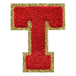 Lysbildefremvisning - Stofmærke Bogstav Rød