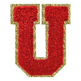 Lysbildefremvisning - Stofmærke Bogstav Rød