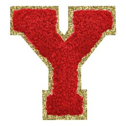 Lysbildefremvisning - Stofmærke Bogstav Rød