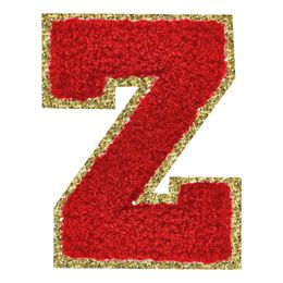 Lysbildefremvisning - Stofmærke Bogstav Rød