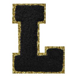 Lysbildefremvisning - Stoffmerke Svart Bokstav