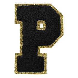 Lysbildefremvisning - Stoffmerke Svart Bokstav