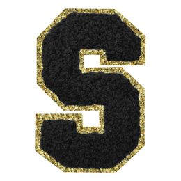 Lysbildefremvisning - Stoffmerke Svart Bokstav