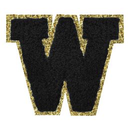 Lysbildefremvisning - Stoffmerke Svart Bokstav