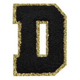 Lysbildefremvisning - Stoffmerke Svart Bokstav