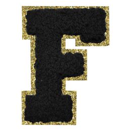 Lysbildefremvisning - Stoffmerke Svart Bokstav