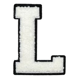 Bildspel - Tygmärke Bokstäver Vit