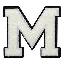 Bildspel - Tygmärke Bokstäver Vit