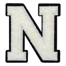 Bildspel - Tygmärke Bokstäver Vit