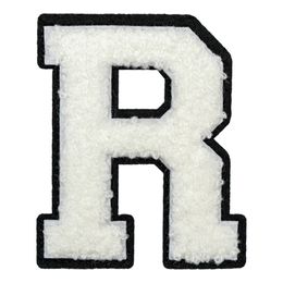 Bildspel - Tygmärke Bokstäver Vit