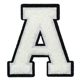 Bildspel - Tygmärke Bokstäver Vit