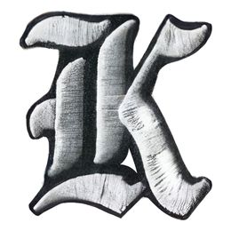 Bildspel - Tygmärke Bokstäver Old Style