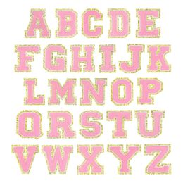 Stoffmerke Bokstaver Rosa