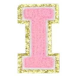 Lysbildefremvisning - Stoffmerke Bokstaver Rosa