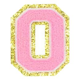 Lysbildefremvisning - Stoffmerke Bokstaver Rosa