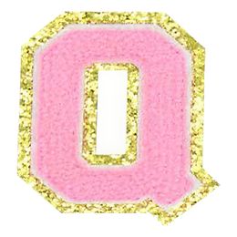 Lysbildefremvisning - Stoffmerke Bokstaver Rosa