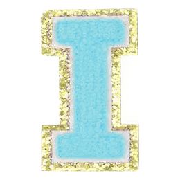 Lysbildefremvisning - Stofmærke Bogstaver Turkis