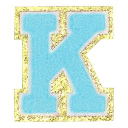 Lysbildefremvisning - Stofmærke Bogstaver Turkis