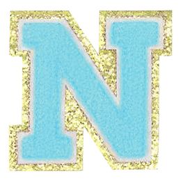 Lysbildefremvisning - Stofmærke Bogstaver Turkis