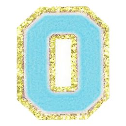 Lysbildefremvisning - Stofmærke Bogstaver Turkis