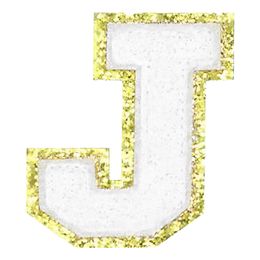 Lysbildefremvisning - Stoffmerke Bokstav Hvit