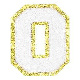 Lysbildefremvisning - Stoffmerke Bokstav Hvit