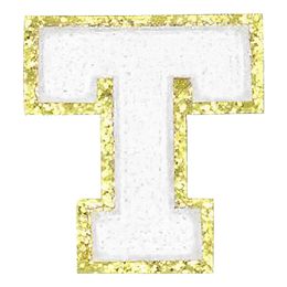 Lysbildefremvisning - Stoffmerke Bokstav Hvit