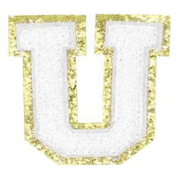 Lysbildefremvisning - Stoffmerke Bokstav Hvit