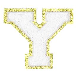 Lysbildefremvisning - Stoffmerke Bokstav Hvit