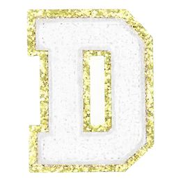 Lysbildefremvisning - Stoffmerke Bokstav Hvit