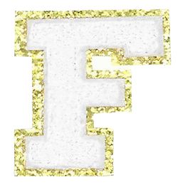 Lysbildefremvisning - Stoffmerke Bokstav Hvit