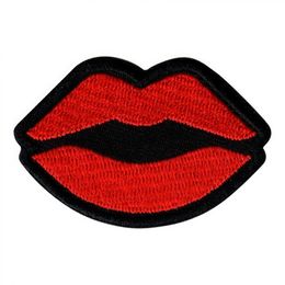 Tygmärke Emoji Läppar