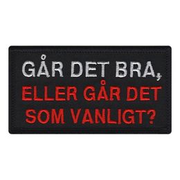 Tygmärke Går Det Bra, Eller Går Det Som Vanligt?