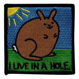 Stofmærke I Live In a Hole