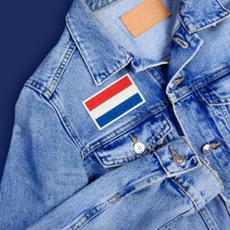 Bildspel - Tygmärke Nederländska Flaggan