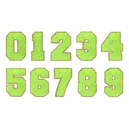 Tygmärke Siffra Grön