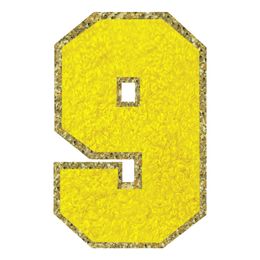 Diaesitys - Kangasmerkki Numero Keltainen