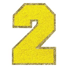 Diaesitys - Kangasmerkki Numero Keltainen