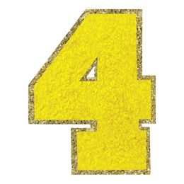 Diaesitys - Kangasmerkki Numero Keltainen