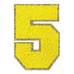 Diaesitys - Kangasmerkki Numero Keltainen