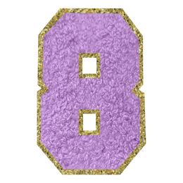 Bildspel - Tygmärke Siffra Lila