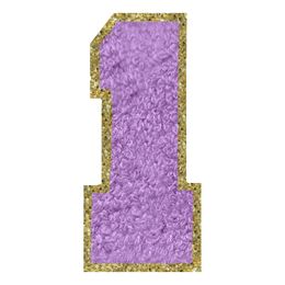 Bildspel - Tygmärke Siffra Lila