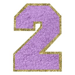 Bildspel - Tygmärke Siffra Lila