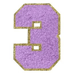 Bildspel - Tygmärke Siffra Lila